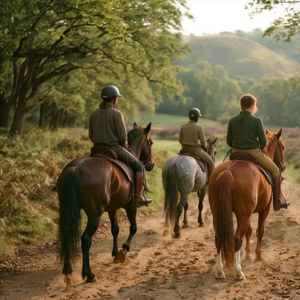 Balade à cheval en Corrèze, autour de Troche