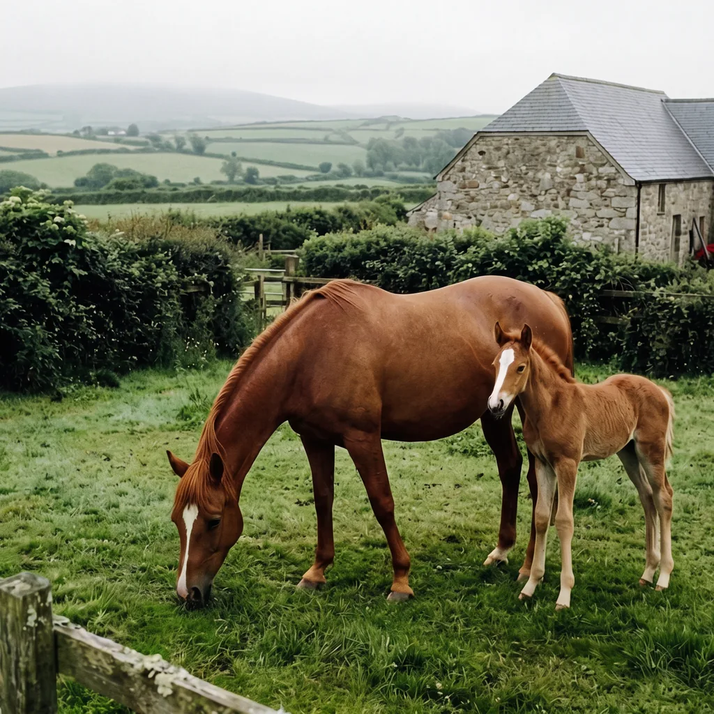Élevage de chevaux au Les Écuries des Colombes, Troche