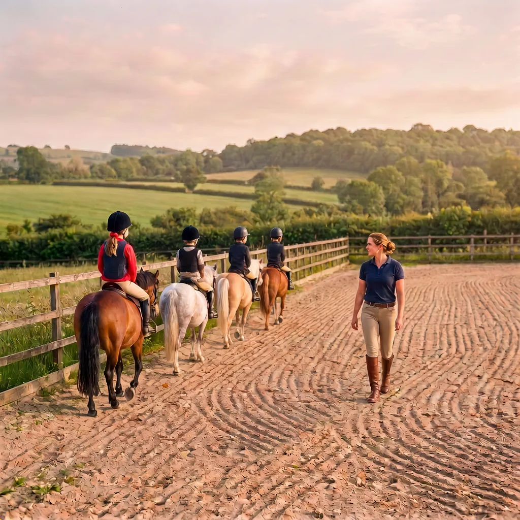 Cours de poney à Troche, Corrèze